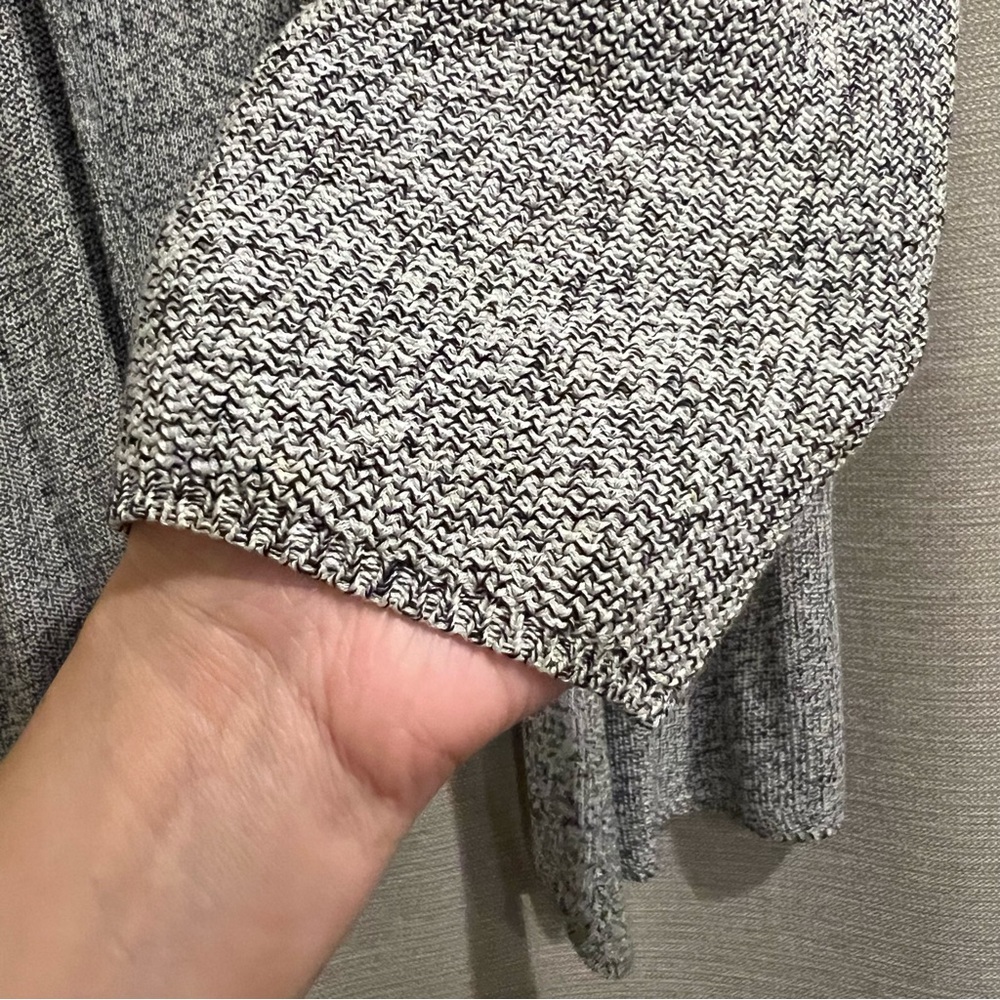 Eileen Fisher Marled Open Front Cardigan - Size L - Picture 5 of 11